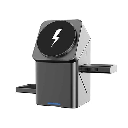 PowerDock™ 3-in-1 Wireless Charging Station for Phone, Smartwatch & Earbuds