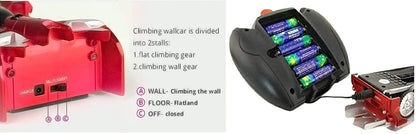 Gravity-Defying Wall Climbing RC Car – Remote Control Stunt Vehicle with USB Recharge (Anti-Gravity Toy Car for Kids)