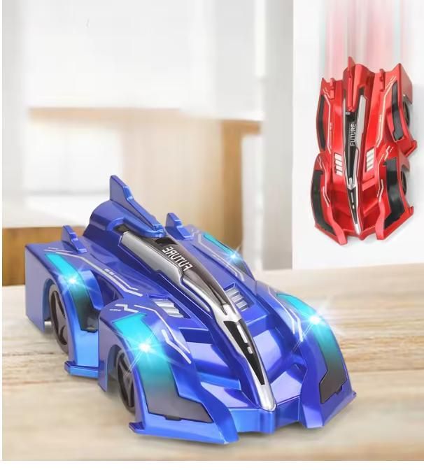 Gravity-Defying Wall Climbing RC Car – Remote Control Stunt Vehicle with USB Recharge (Anti-Gravity Toy Car for Kids)