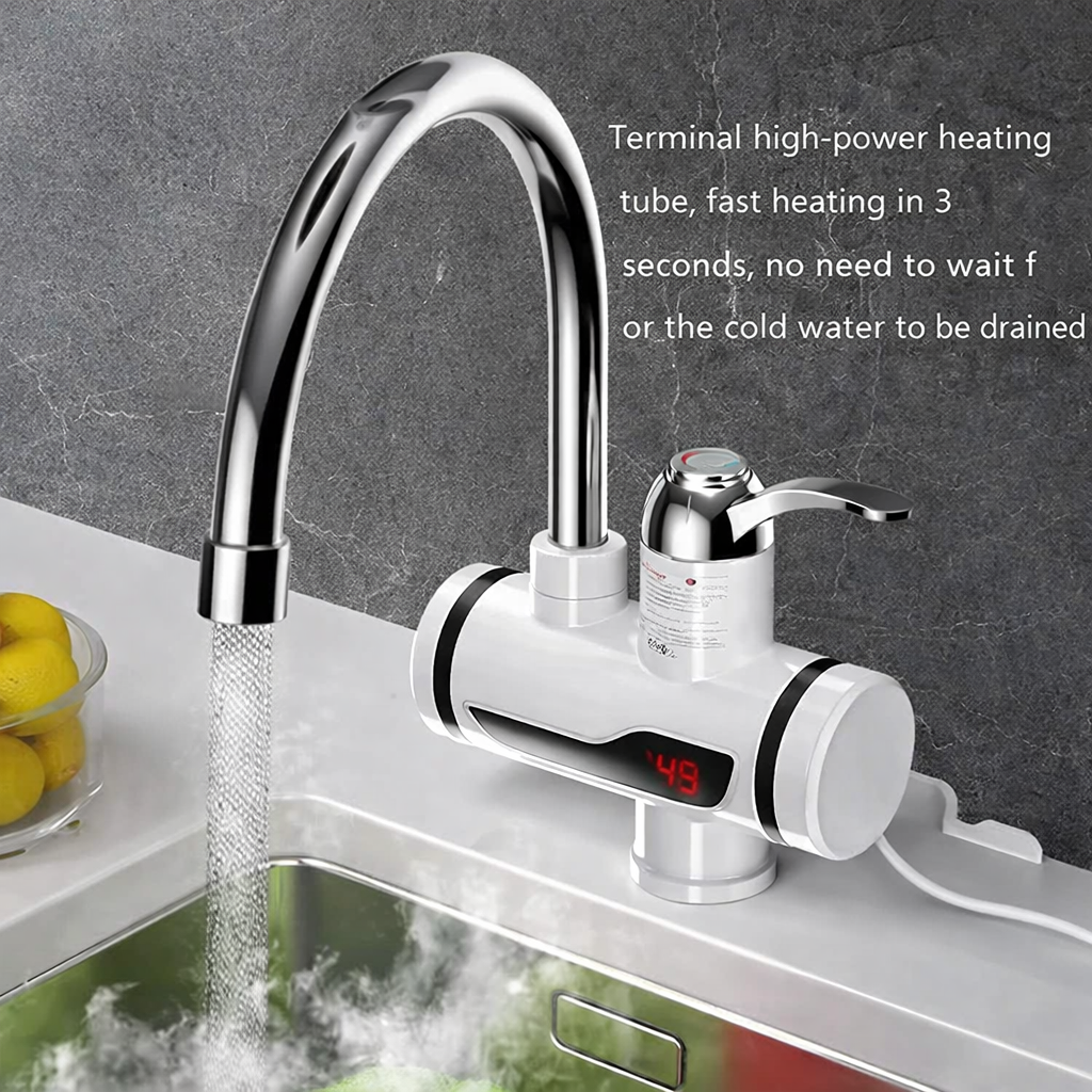 InstaHeat Pro™ Instant Electric Water Heating Faucet 3000W (LED Display)