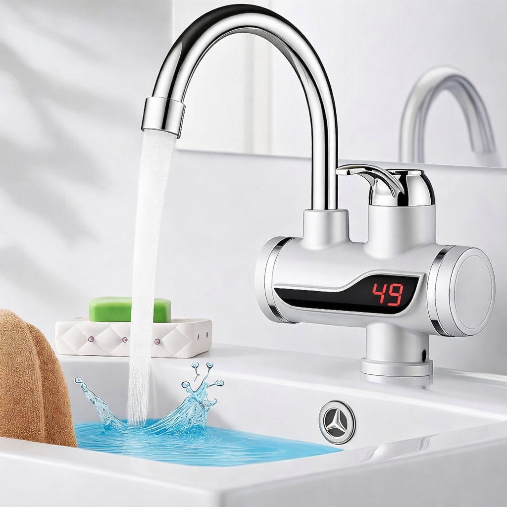 InstaHeat Pro™ Instant Electric Water Heating Faucet 3000W (LED Display)